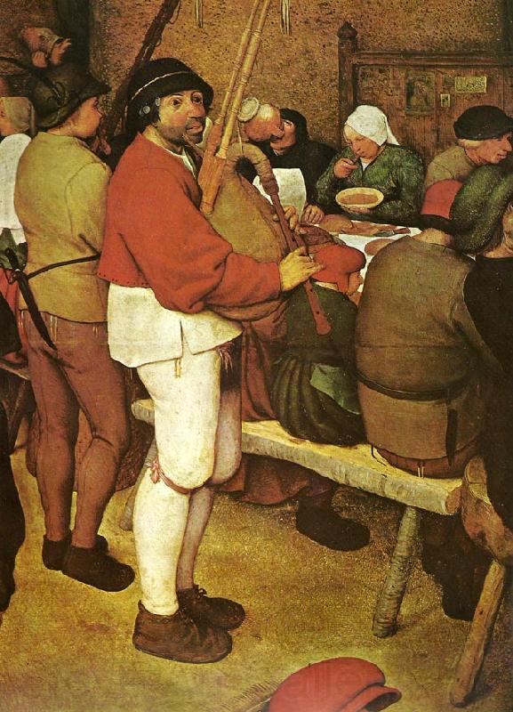 Pieter Bruegel detalj fran bondbrollopet Norge oil painting art